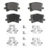 Wagner PD996 Disc Brake Pad Set Wagner Brake ThermoQuiet PD996 Ceramic Disc Brake Pad Set