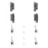Wagner PD996 Disc Brake Pad Set Wagner Brake ThermoQuiet PD996 Ceramic Disc Brake Pad Set