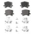 Wagner PD996 Disc Brake Pad Set Wagner Brake ThermoQuiet PD996 Ceramic Disc Brake Pad Set