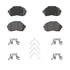 Wagner QC1094 Disc Brake Pad Set Wagner Brake ThermoQuiet QC1094 Ceramic Disc Brake Pad Set