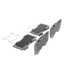 Wagner QC1303 Disc Brake Pad Set Wagner Brake ThermoQuiet QC1303 Ceramic Disc Brake Pad Set