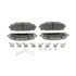 Wagner QC1324 Disc Brake Pad Set Wagner Brake ThermoQuiet QC1324 Ceramic Disc Brake Pad Set