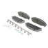 Wagner QC1324 Disc Brake Pad Set Wagner Brake ThermoQuiet QC1324 Ceramic Disc Brake Pad Set