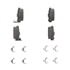 Wagner QC1326 Disc Brake Pad Set Wagner Brake ThermoQuiet QC1326 Ceramic Disc Brake Pad Set