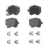 Wagner QC1326 Disc Brake Pad Set Wagner Brake ThermoQuiet QC1326 Ceramic Disc Brake Pad Set