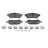 Wagner QC1391 Disc Brake Pad Set Wagner Brake ThermoQuiet QC1391 Ceramic Disc Brake Pad Set