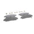 Wagner QC1378 Disc Brake Pad Set Wagner Brake ThermoQuiet QC1378 Ceramic Disc Brake Pad Set