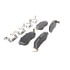 Wagner QC1539 Disc Brake Pad Set Wagner Brake ThermoQuiet QC1539 Ceramic Disc Brake Pad Set