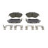 Wagner QC1539 Disc Brake Pad Set Wagner Brake ThermoQuiet QC1539 Ceramic Disc Brake Pad Set