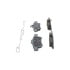 Wagner QC1564 Disc Brake Pad Set Wagner Brake ThermoQuiet QC1564 Ceramic Disc Brake Pad Set
