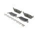 Wagner QC1602 Disc Brake Pad Set Wagner Brake ThermoQuiet QC1602 Ceramic Disc Brake Pad Set