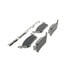 Wagner QC1602 Disc Brake Pad Set Wagner Brake ThermoQuiet QC1602 Ceramic Disc Brake Pad Set