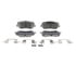 Wagner QC1640A Disc Brake Pad Set Wagner Brake ThermoQuiet QC1640A Ceramic Disc Brake Pad Set