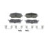 Wagner QC1806 Disc Brake Pad Set Wagner Brake ThermoQuiet QC1806 Ceramic Disc Brake Pad Set