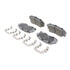 Wagner QC1826 Disc Brake Pad Set Wagner Brake ThermoQuiet QC1826 Ceramic Disc Brake Pad Set