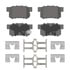 Wagner QC536 Disc Brake Pad Set Wagner Brake ThermoQuiet QC536 Ceramic Disc Brake Pad Set