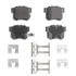 Wagner QC536 Disc Brake Pad Set Wagner Brake ThermoQuiet QC536 Ceramic Disc Brake Pad Set
