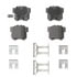 Wagner QC536 Disc Brake Pad Set Wagner Brake ThermoQuiet QC536 Ceramic Disc Brake Pad Set