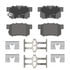 Wagner QC536 Disc Brake Pad Set Wagner Brake ThermoQuiet QC536 Ceramic Disc Brake Pad Set