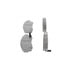 Wagner QC562 Disc Brake Pad Set Wagner Brake ThermoQuiet QC562 Ceramic Disc Brake Pad Set