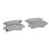 Wagner QC562 Disc Brake Pad Set Wagner Brake ThermoQuiet QC562 Ceramic Disc Brake Pad Set