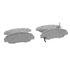 Wagner QC764 Disc Brake Pad Set Wagner Brake ThermoQuiet QC764 Ceramic Disc Brake Pad Set