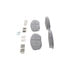 Wagner QC793 Disc Brake Pad Set Wagner Brake ThermoQuiet QC793 Ceramic Disc Brake Pad Set