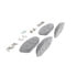 Wagner QC793 Disc Brake Pad Set Wagner Brake ThermoQuiet QC793 Ceramic Disc Brake Pad Set