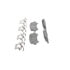 Wagner QC828 Disc Brake Pad Set Wagner Brake ThermoQuiet QC828 Ceramic Disc Brake Pad Set