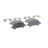 Wagner QC828 Disc Brake Pad Set Wagner Brake ThermoQuiet QC828 Ceramic Disc Brake Pad Set