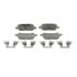 Wagner QC828 Disc Brake Pad Set Wagner Brake ThermoQuiet QC828 Ceramic Disc Brake Pad Set