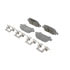 Wagner QC828 Disc Brake Pad Set Wagner Brake ThermoQuiet QC828 Ceramic Disc Brake Pad Set
