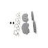 Wagner QC866 Disc Brake Pad Set Wagner Brake ThermoQuiet QC866 Ceramic Disc Brake Pad Set