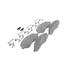 Wagner QC866 Disc Brake Pad Set Wagner Brake ThermoQuiet QC866 Ceramic Disc Brake Pad Set