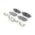Wagner QC906A Disc Brake Pad Set Wagner Brake ThermoQuiet QC906A Ceramic Disc Brake Pad Set
