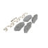 Wagner QC906A Disc Brake Pad Set Wagner Brake ThermoQuiet QC906A Ceramic Disc Brake Pad Set