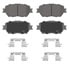 Wagner QC908 Disc Brake Pad Set Wagner Brake ThermoQuiet QC908 Ceramic Disc Brake Pad Set