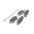 Wagner QC914 Disc Brake Pad Set Wagner Brake ThermoQuiet QC914 Ceramic Disc Brake Pad Set