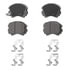 Wagner QC924A Disc Brake Pad Set Wagner Brake ThermoQuiet QC924A Ceramic Disc Brake Pad Set