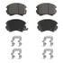 Wagner QC924A Disc Brake Pad Set Wagner Brake ThermoQuiet QC924A Ceramic Disc Brake Pad Set