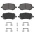 Wagner QC956 Disc Brake Pad Set Wagner Brake ThermoQuiet QC956 Ceramic Disc Brake Pad Set