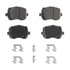 Wagner QC956 Disc Brake Pad Set Wagner Brake ThermoQuiet QC956 Ceramic Disc Brake Pad Set