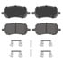 Wagner QC956 Disc Brake Pad Set Wagner Brake ThermoQuiet QC956 Ceramic Disc Brake Pad Set