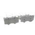 Wagner QC976 Disc Brake Pad Set Wagner Brake ThermoQuiet QC976 Ceramic Disc Brake Pad Set