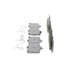 Wagner QC976 Disc Brake Pad Set Wagner Brake ThermoQuiet QC976 Ceramic Disc Brake Pad Set