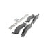 Wagner SX655 Disc Brake Pad Set Wagner Brake SevereDuty SX655 Disc Brake Pad Set