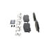 Wagner ZD1005 Disc Brake Pad Set QuickStop Ceramic Disc Brake Pad Set