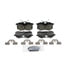 Wagner ZD1017 Disc Brake Pad Set QuickStop Ceramic Disc Brake Pad Set