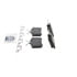 Wagner ZD1017 Disc Brake Pad Set QuickStop Ceramic Disc Brake Pad Set