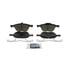 Wagner ZD1044 Disc Brake Pad Set QuickStop Ceramic Disc Brake Pad Set